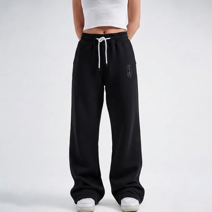 Black Wide Leg Sweatpants
