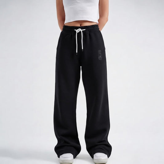Black Wide Leg Sweatpants